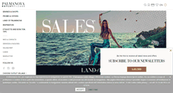 Desktop Screenshot of palmanovaoutlet.it